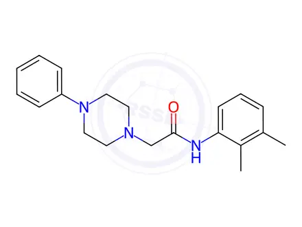 Chemical structure of N-(2,3-Dimethylphenyl)-2-(4-phenylpiperazin-1-yl)acetamide