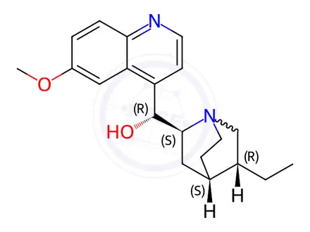 Chemical structure of Hydroquinine
