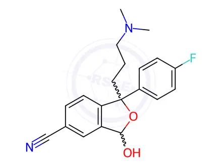 Chemical structure of Citalopram EP Impurity B