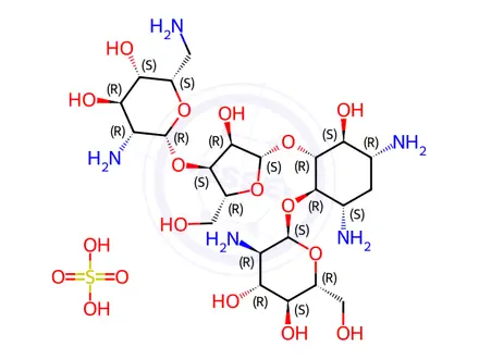 Chemical structure of Paromomycin sulfate