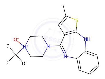Chemical structure of Olanzapine-d3 N-Oxide