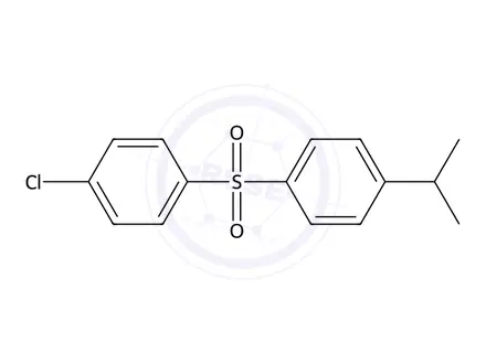 Chemical structure of 1-(4-Chlorobenzenesulfonyl)-4-(propan-2-yl)benzene