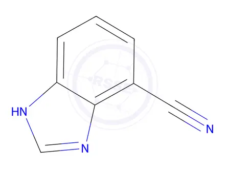 Chemical structure of 1H-Benzo[d]imidazole-4-carbonitrile