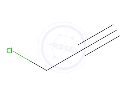 Chemical structure of 3-Chloropropyne