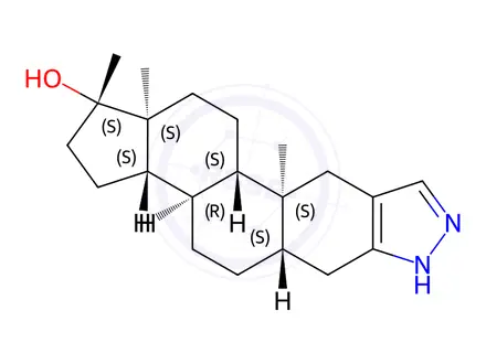 Chemical structure of Stanozolol