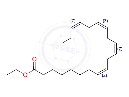 Chemical structure of (All-Z)-8,11,14,17-Eicosatetraenoic Acid Ethyl Ester