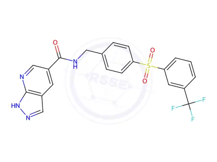 Chemical structure of GNE 618