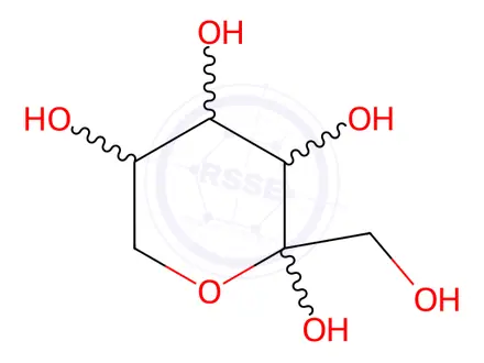 Chemical structure of L-[6-13C]sorbose