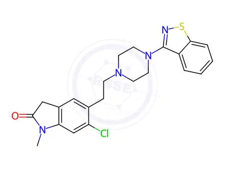 Chemical structure of Ziprasidone Hydrochloride Impurity 22