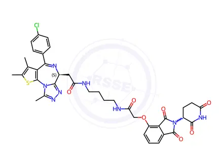 Chemical structure of dBET1