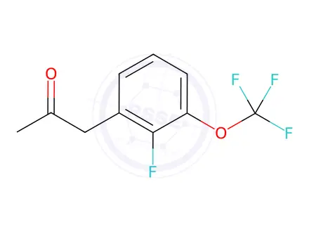 Chemical structure of 1-(2-Fluoro-3-(trifluoromethoxy)phenyl)propan-2-one