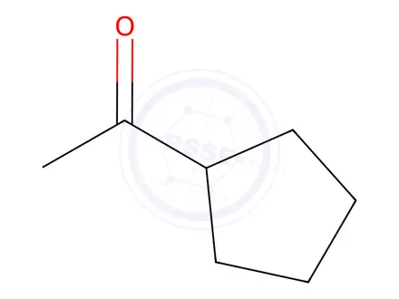 Chemical structure of 1-Cyclopentylethanone