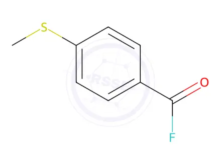 Chemical structure of Benzoyl fluoride, 4-(methylthio)-(9CI)