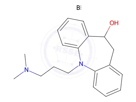 Chemical structure of 10-Hydroxyimipramine BH3-Aduct