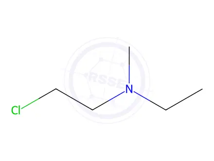 Chemical structure of 2-Chloro-N-ethyl-N-methylethanamine