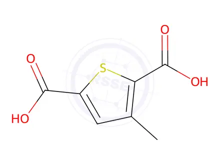 Chemical structure of 3-methylthiophene-2,5-dicarboxylic acid