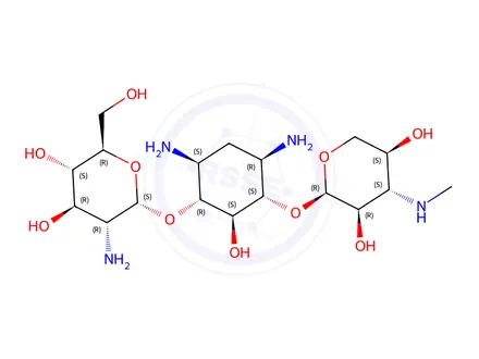 Chemical structure of Gentamycin Impurity F
