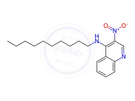 Chemical structure of N-Decyl-3-nitroquinolin-4-amine