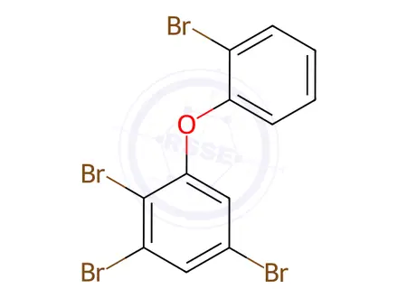 Chemical structure of 2,2',3,5-Tetrabromodiphenyl ether