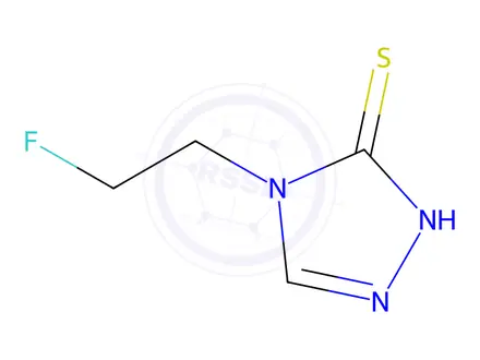 Chemical structure of 4-(2-fluoroethyl)-4H-1,2,4-triazole-3-thiol