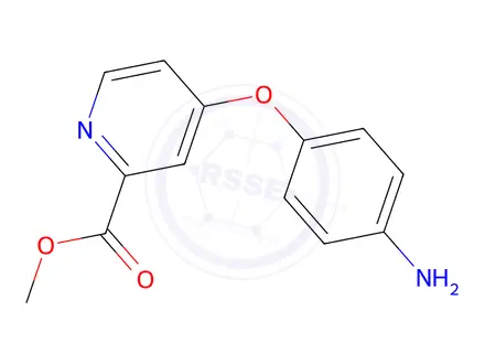 Chemical structure of Methyl 4-(4-aminophenoxy)picolinate