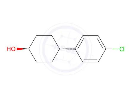 Chemical structure of Trans-4-(4-chlorophenyl)cyclohexanol