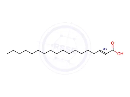 Chemical structure of octadecenoic acid