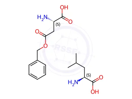 Chemical structure of Poly(beta-benzyl-L-aspartate-co-L-leucine)