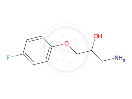 Chemical structure of 1-amino-3-(4-fluorophenoxy)propan-2-ol