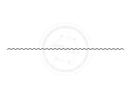Chemical structure of n-heptapentacontane