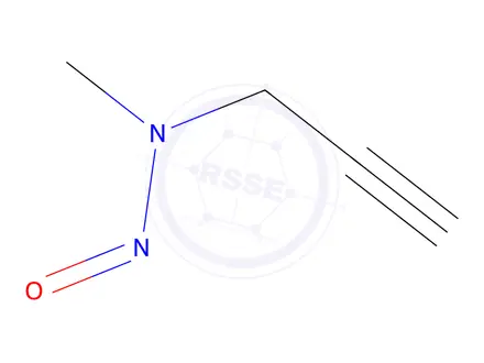 Chemical structure of N-Nitroso-Methyl(2-propynyl)amine