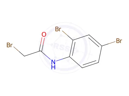 Chemical structure of 2-Bromo-N-(2,4-dibromophenyl)acetamide