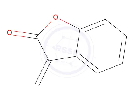 Chemical structure of trans-(±)-hexahydro-3-methylenebenzofuran-2(3H)-one