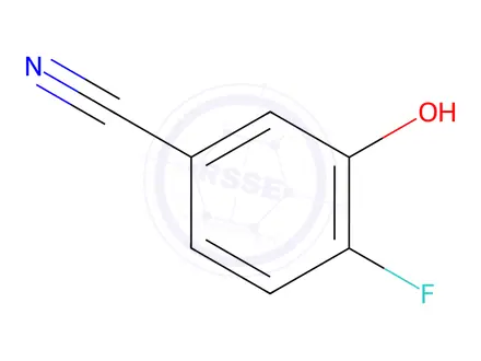 Chemical structure of 4-Fluoro-3-hydroxybenzonitrile