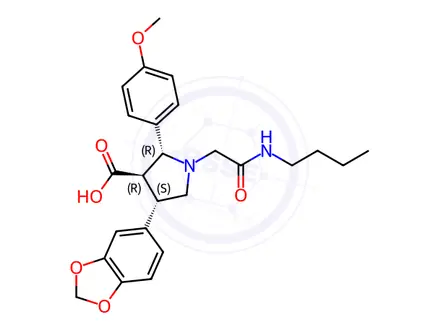 Chemical structure of Desbutyl Atrasentan