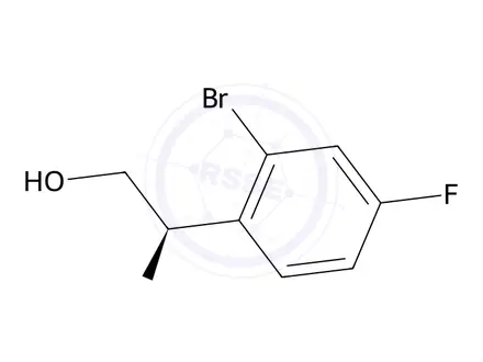 Chemical structure of (r)-2-Amino-2-(2-bromo-4-fluorophenyl)ethan-1-ol