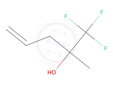 Chemical structure of 4-Methyl-5,5,5-trifluoropent-1-en-4-ol