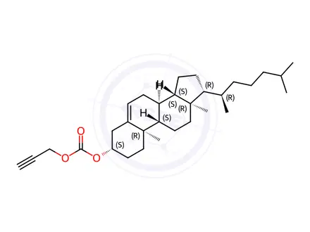 Chemical structure of CHOLESTERYL 2-PROPYN-1-YL CARBONATE