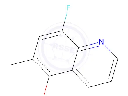 Chemical structure of 8-Fluoro-6-methylquinolin-5-ol