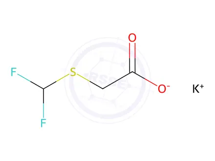 Chemical structure of Potassium 2-((difluoromethyl)thio)acetate
