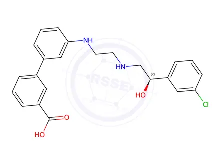 Chemical structure of Solabegron