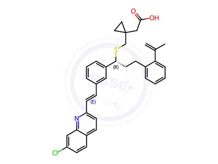 Chemical structure of Montelukast Methyl styrene