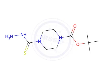 Chemical structure of tert-Butyl 4-(aminocarbamothioyl)piperazine-1-carboxylate