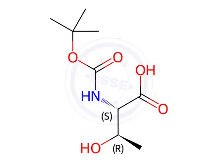 Chemical structure of Boc-Thr-OH