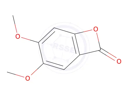 Chemical structure of 3,4-dimethoxy-7-oxabicyclo[4.2.0]octa-1,3,5-trien-8-one