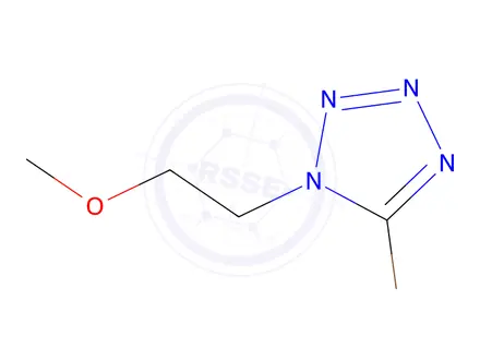 Chemical structure of 5-Bromo-1-(2-methoxyethyl)-1H-tetrazole