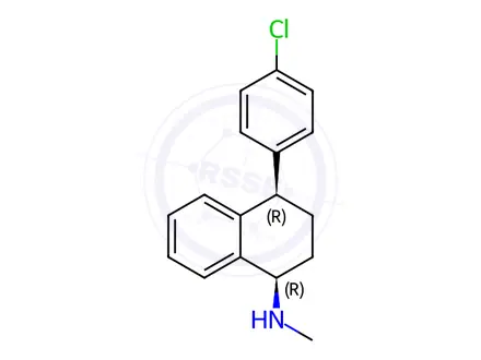 Chemical structure of Sertraline EP Impurity C (Free Base)