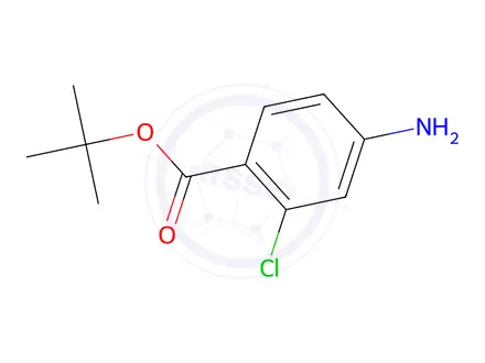 Chemical structure of tert-Butyl 4-amino-2-chlorobenzoate