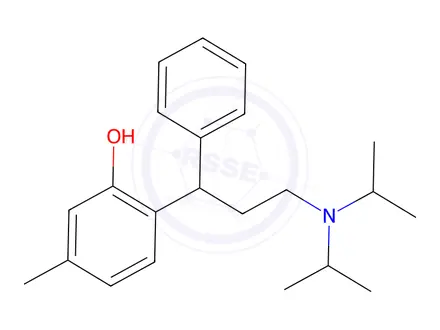 Chemical structure of Tolterodine Impurity 1