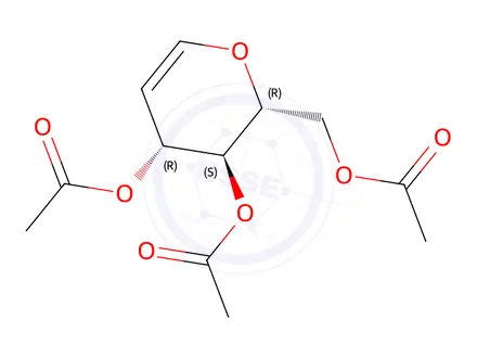 Chemical structure of Tri-O-acetyl-D-glucal